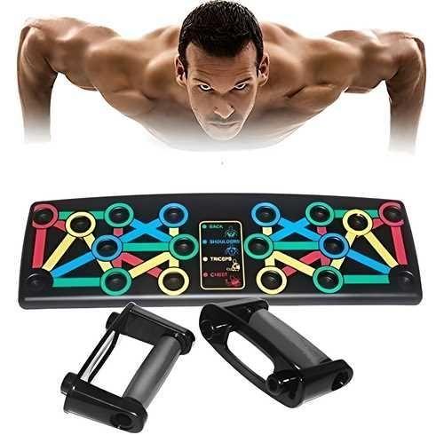 14-in-1 Color-Coded Push Up Board