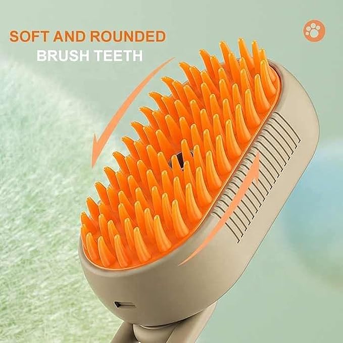 3-in-1 Steam Grooming Brush for Pets