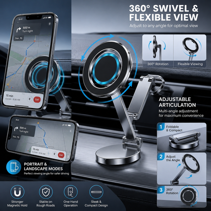 Magnetic Phone Holder for Car Dash